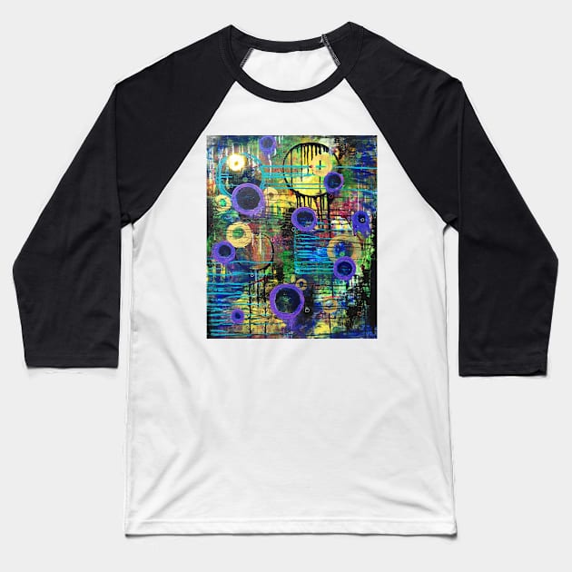 A Beautiful Mess: Inner Power Painting Baseball T-Shirt by mellierosetest